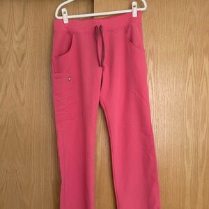 Figs Dessert Rose Kade Cargo Scrub Pants